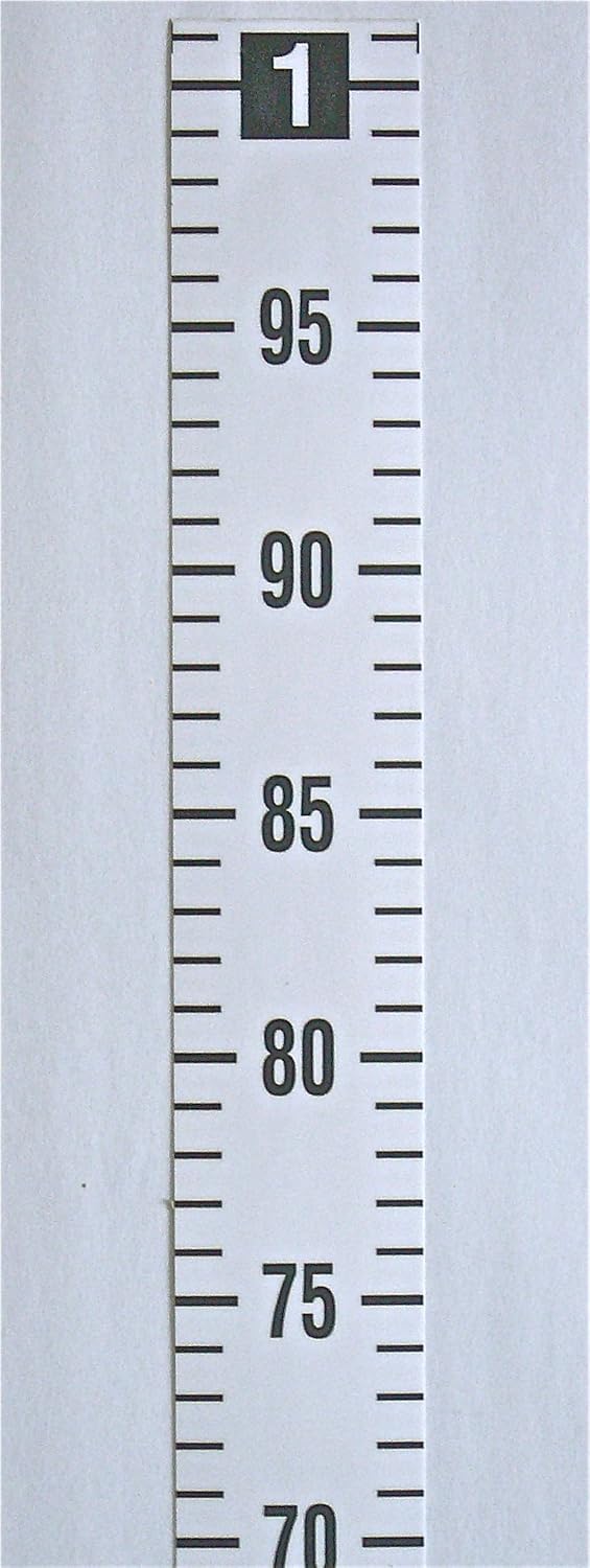 Oregon Rule Co. Extra Wide Ruler 2 Inch Wide x 1 Meter Long Vertical Up ...