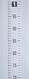 Oregon Rule Co. Extra Wide Ruler 2 Inch Wide x 1 Meter Long Vertical Up Metric 1cm Grads White