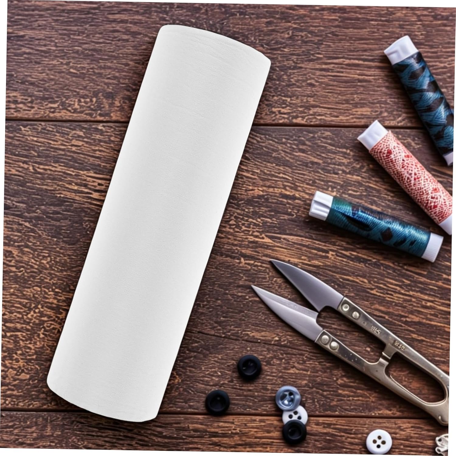 TEHAUX Fusible Interfacing for Sewing Non-Woven Wide for Quilting and Craft Bags Application Versatile Polyester Stabilizer