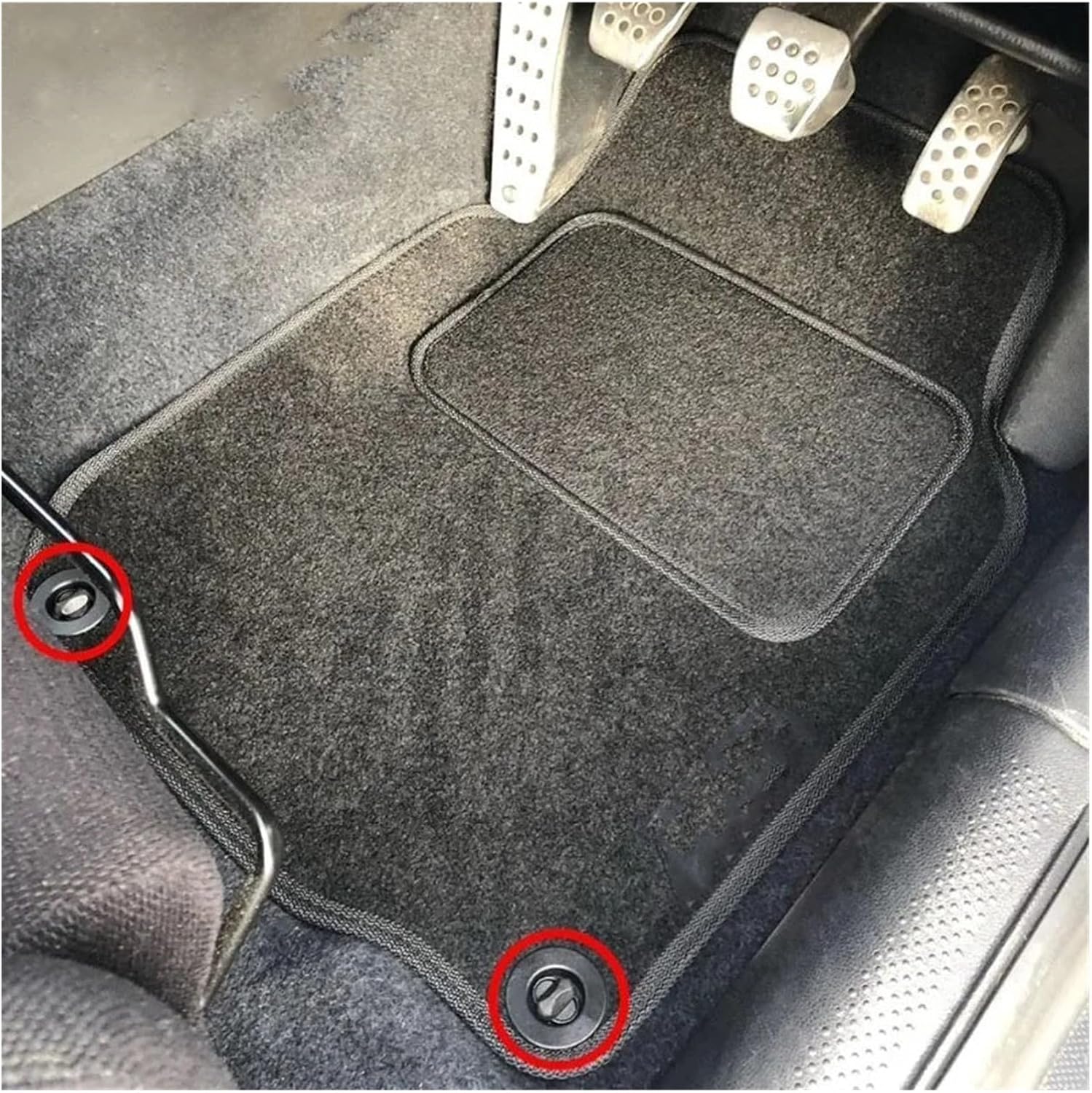 8SET 16pcs Floor Mat Clips Kit 3D0864851B41 3D0061795B41Compatible Golf GTI