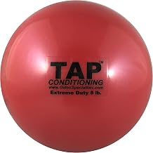 Tap Pummel Ball - No-Bounce Slam Ball - Dissipative Kinetic Power Trainer - Explosive Core & Ballistic Strength - Volleyball-Sized High-Impact Gym Ball