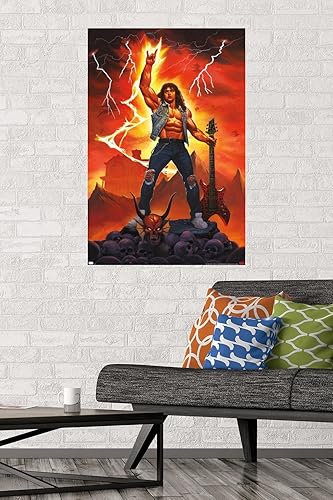 Vista 2 de Trends International Netflix Stranger Things: Season 4 - Póster de Rock On Wall de 22.375 x 34 pulgadas, versión premium sin marco