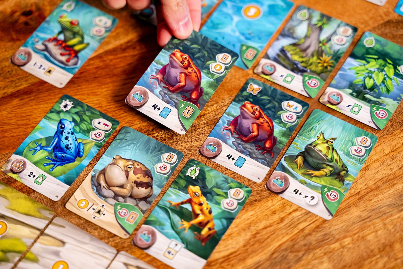 Capstone Games Pondscape - Gioco di carte strategico per adulti e ragazzi, 2 giocatori | o altro - Gioco di carte asimmetrico, misterioso, basato sul ruolo e tematico per il divertimento notturno e in famiglia