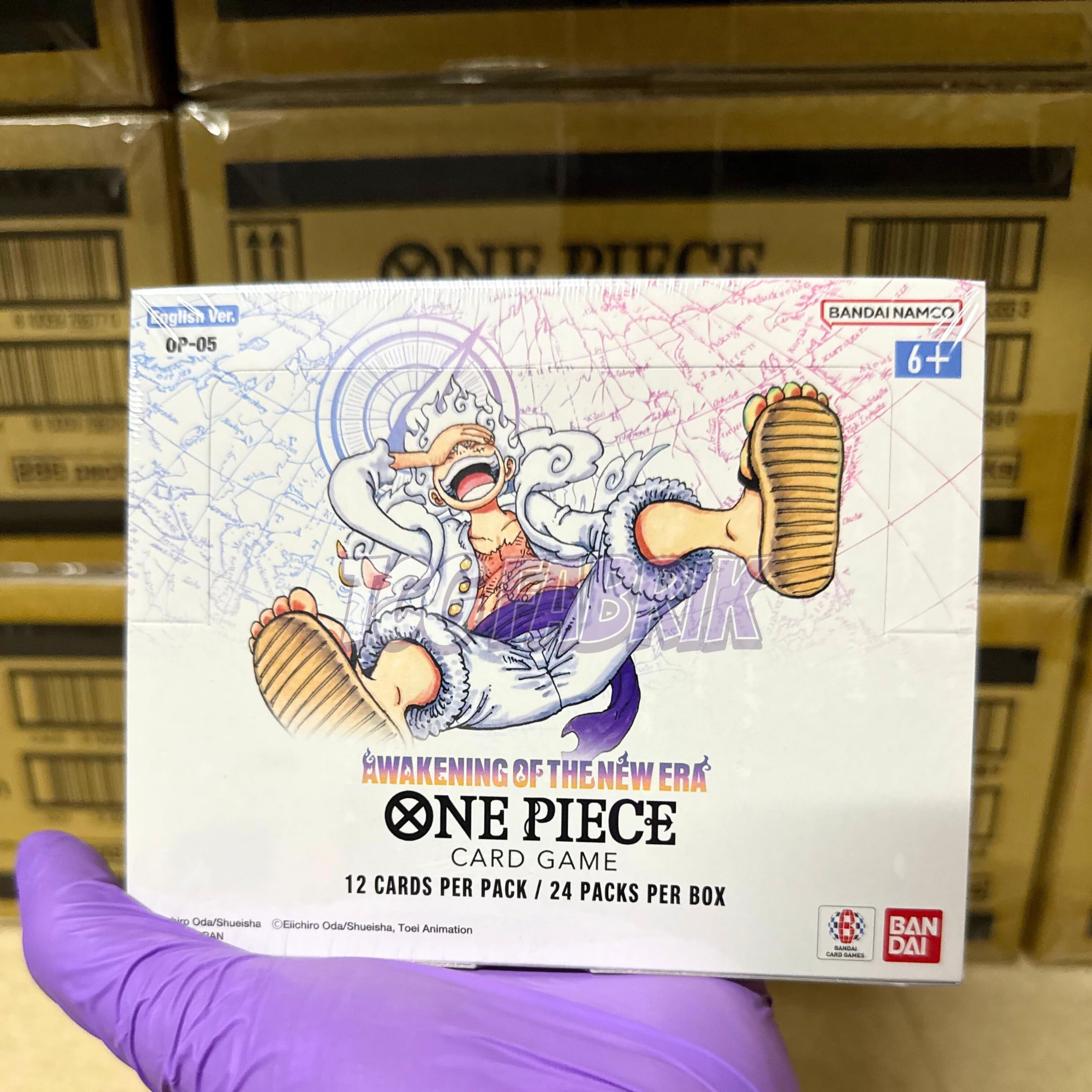OP05 Booster Box English Awakening of The New Era Box Display Factory Sellado para OP05 One Piece English TCG (24 paquetes) : Juguetes y Juegos