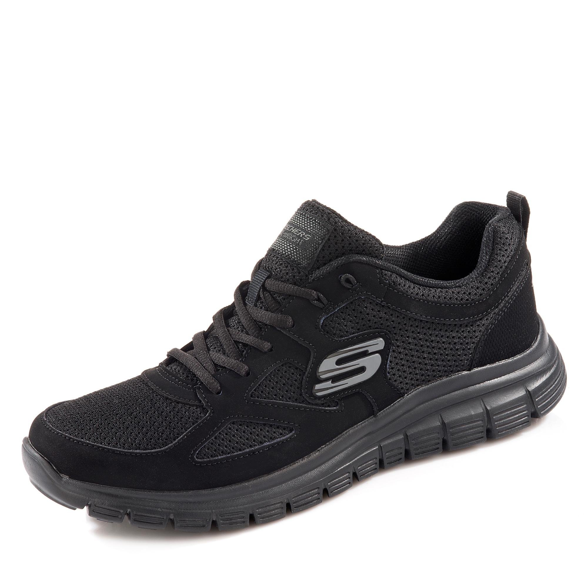 SKECHERS Sneakers Burns-Agoura – Herren, Größe 42, Schwarz