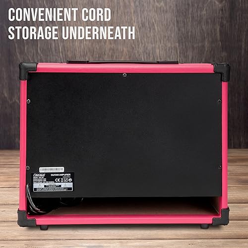 Miniatura 154 de LyxPro Amplificador de guitarra eléctrica de 60 vatios Combo de estudio de estado sólido y amplificador de escenario con altavoz de 10 pulgadas