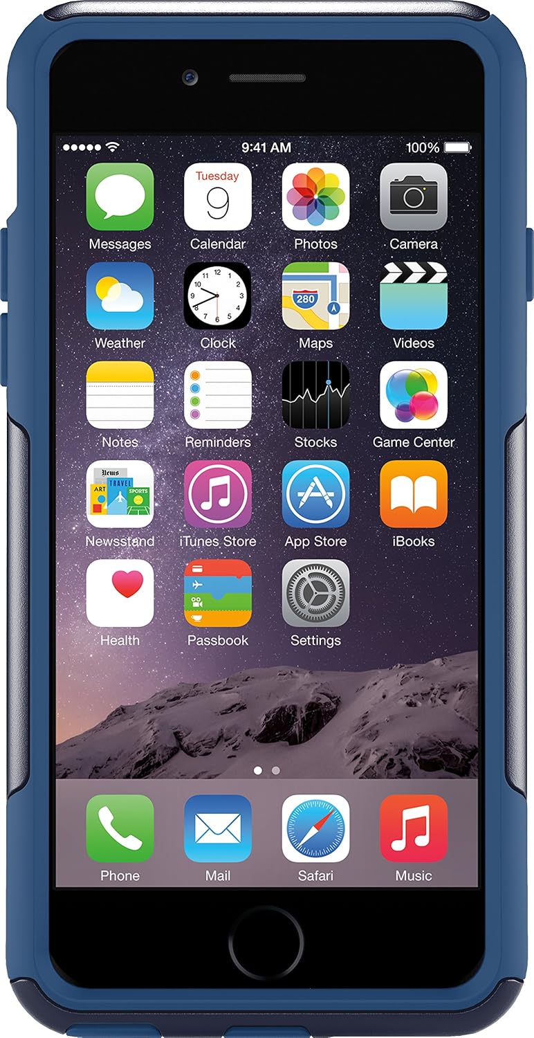 OTTERBOX COMMUTER SERIES iPhone 6/6s Case - Frustration FRĒe Packaging - INK BLUE (ADMIRAL BLUE/DEEP WATER BLUE)