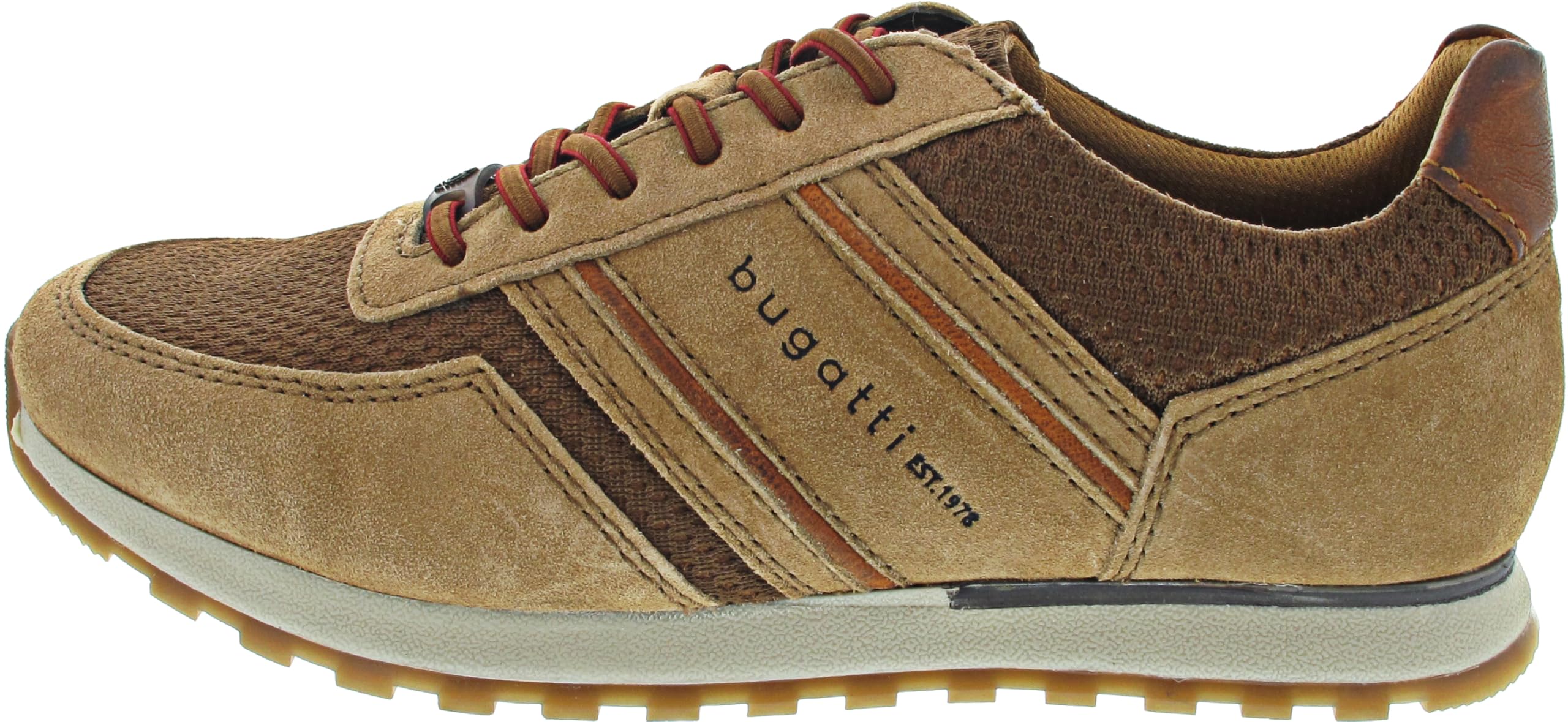 bugatti - Men's Lace-Up 331-ARX02, Cognac, 44, Cognac, 10 UK