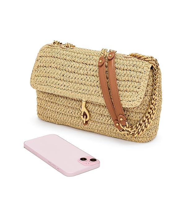 Rebecca Minkoff, Womens, Edie MD Crossbody, Natural/Tawny, One Size by Rebecca Minkoff - Image 3