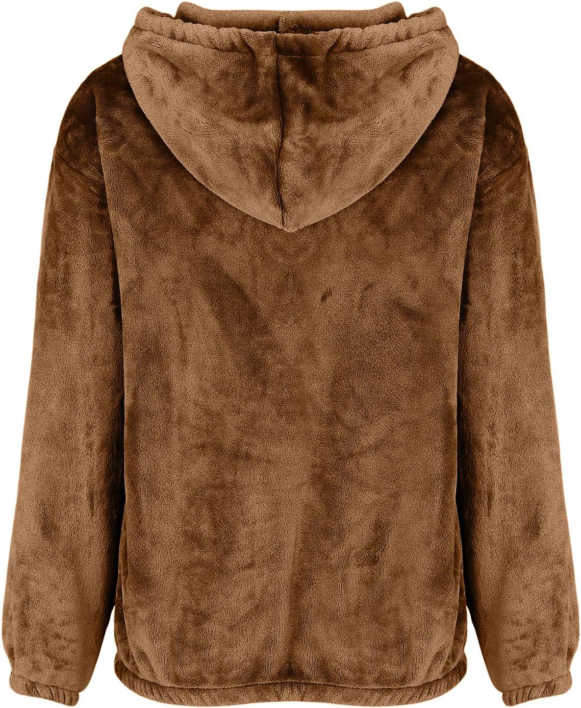 Gentle on Skin Women ' s Fleece Hooded Jackets Soft Inner Lining and Easy Zip Designed for Sensitive Skin During Winter