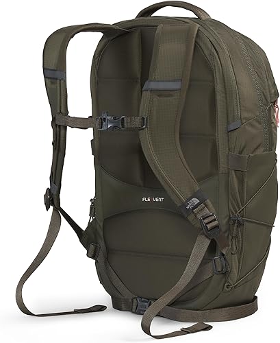 Miniatura 3 de THE NORTH FACE Mochila para laptop Borealis Commuter para mujer, Nuevo Verde TopoRosa Sombría, Classic