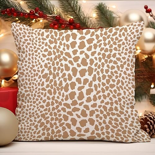Miniatura 4 de Fundas de almohada de camello y guepardo, fundas de almohada chinoiserie, fundas de almohada con estampado de leopardo, vaca, puntos de animales,