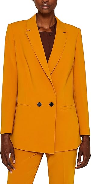 mustard suit jacket
