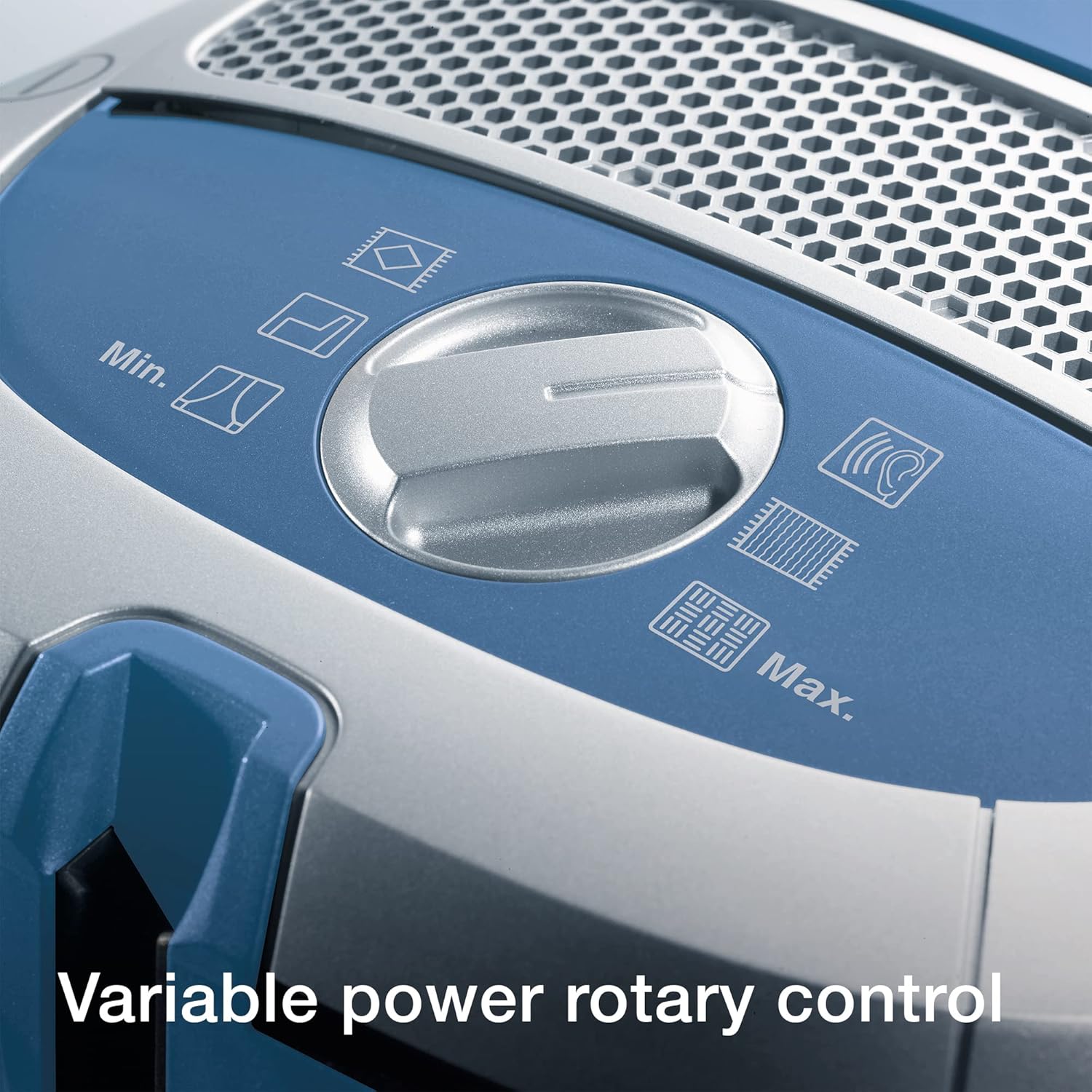 Miele Complete C2 Hardfloor Bagged Canister Vacuum Cleaner for Hard Floors and Low-Pile Carpet, Tech Blue -