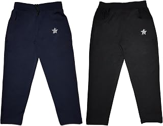 STARLATH Unisex Kids Trackpants, 4 Way Lycra Stretchable Pants and Lowers for Boys and Girls Kids, Use Daily Routine, Mult... Price In India