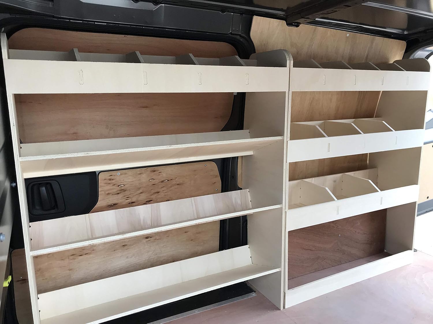 Toolbox Storage Van Racking for a Citroen Dispatch MWB 2016+ Double