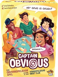 Goliath – Captain Obvious, Spiel ab 10 Jahren, Partyspiel für 3 bis 10 Spieler, Gesellschaftsspiel für die ganze Familie