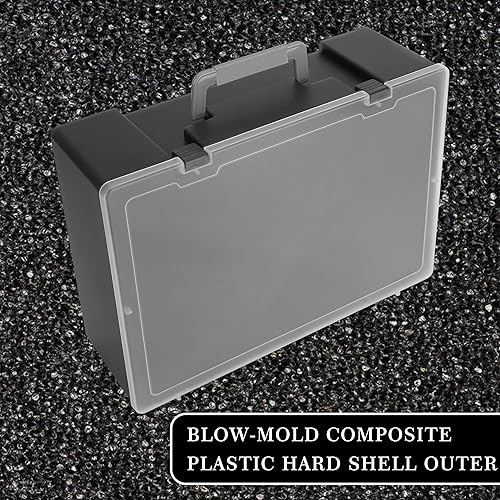 Miniatura 2 de TPCY Estuche de transporte resistente de almacenamiento en miniatura, 108 ranuras, funda de transporte en miniatura, compatible con Warhammer 40k,