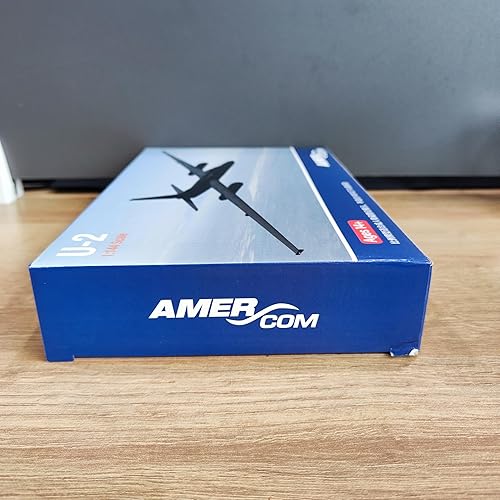 Miniatura 8 de U-2 Dragon Lady 1/144 Kit de modelo de avión de metal con soporte Beale AFB Reconocimiento de aleación fundida a presión modelo de avión de