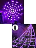 Halloween Decorations Spider Web Lights