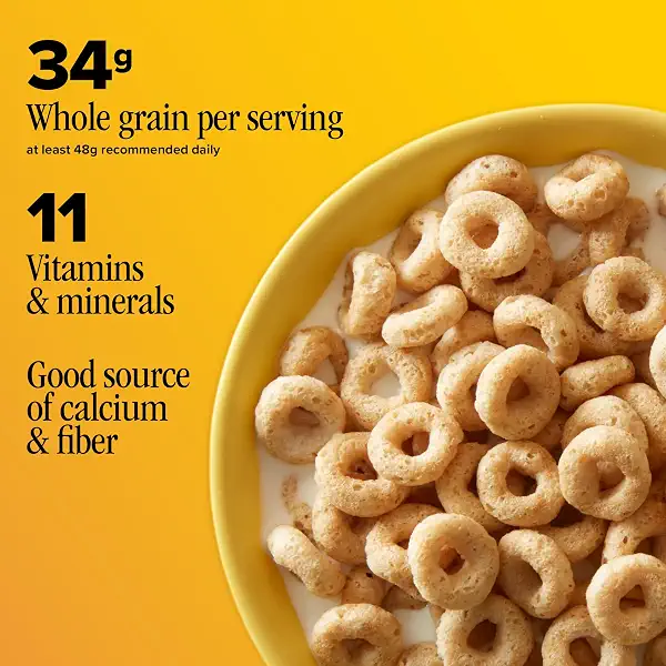 Cheerios, Heart Healthy Gluten Free Breakfast Cereal, Family Size, 18 oz 4