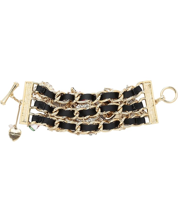 Betsey Johnson Paris Is Always A Good Idea Cat Charm Wide Toggle Bracelet - #2 of 3