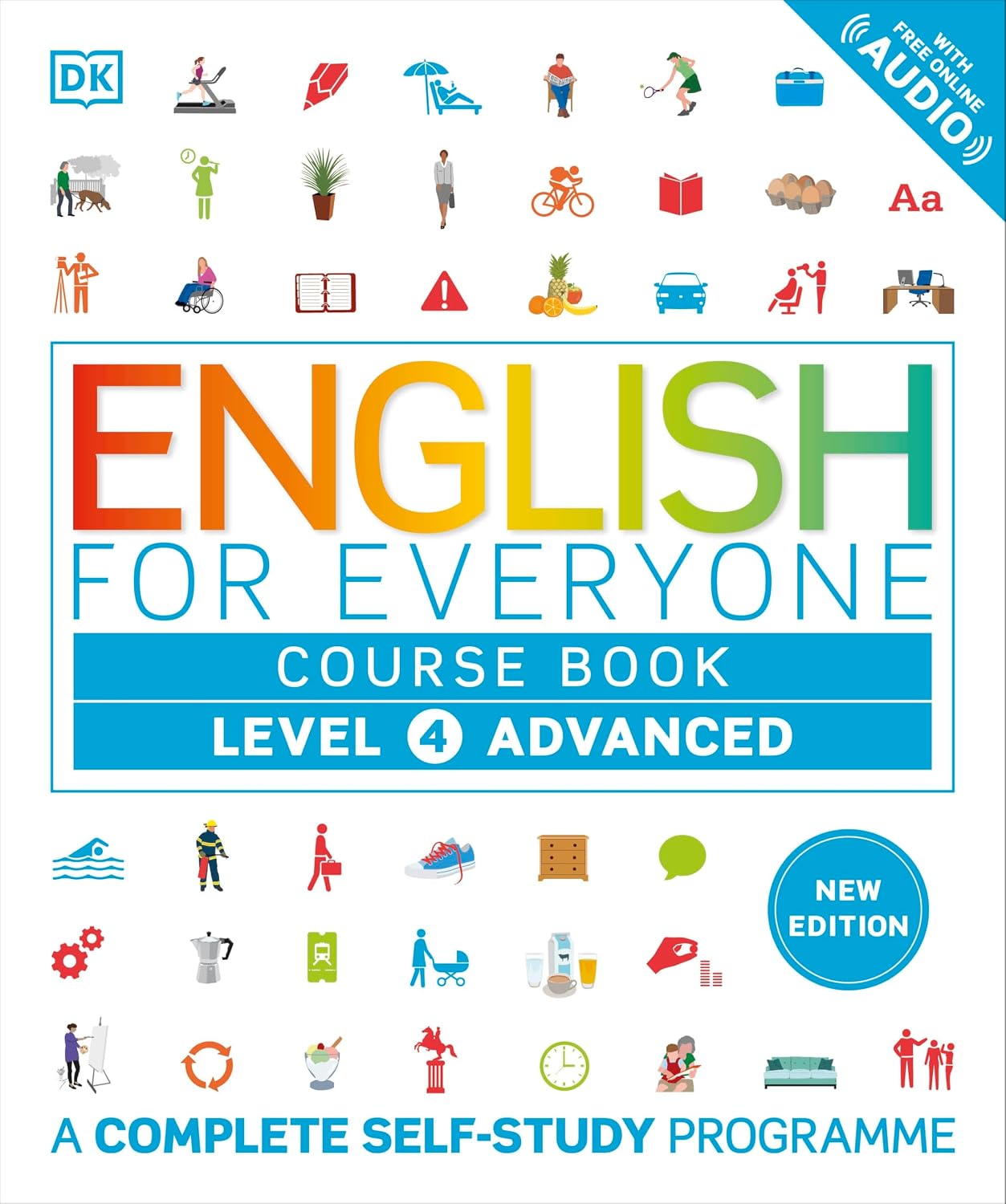 Capa do livro English for Everyone Course Book Level 4 Advanced