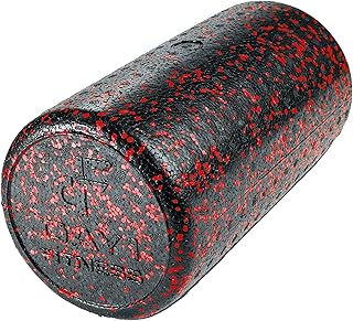 Day 1 Fitness High Density Foam Roller – Deep Tissue Muscle Massage & Myofascial Release for Recovery, Physical Therapy, Exercise & Pain Relief – Multiple Sizes & Colors