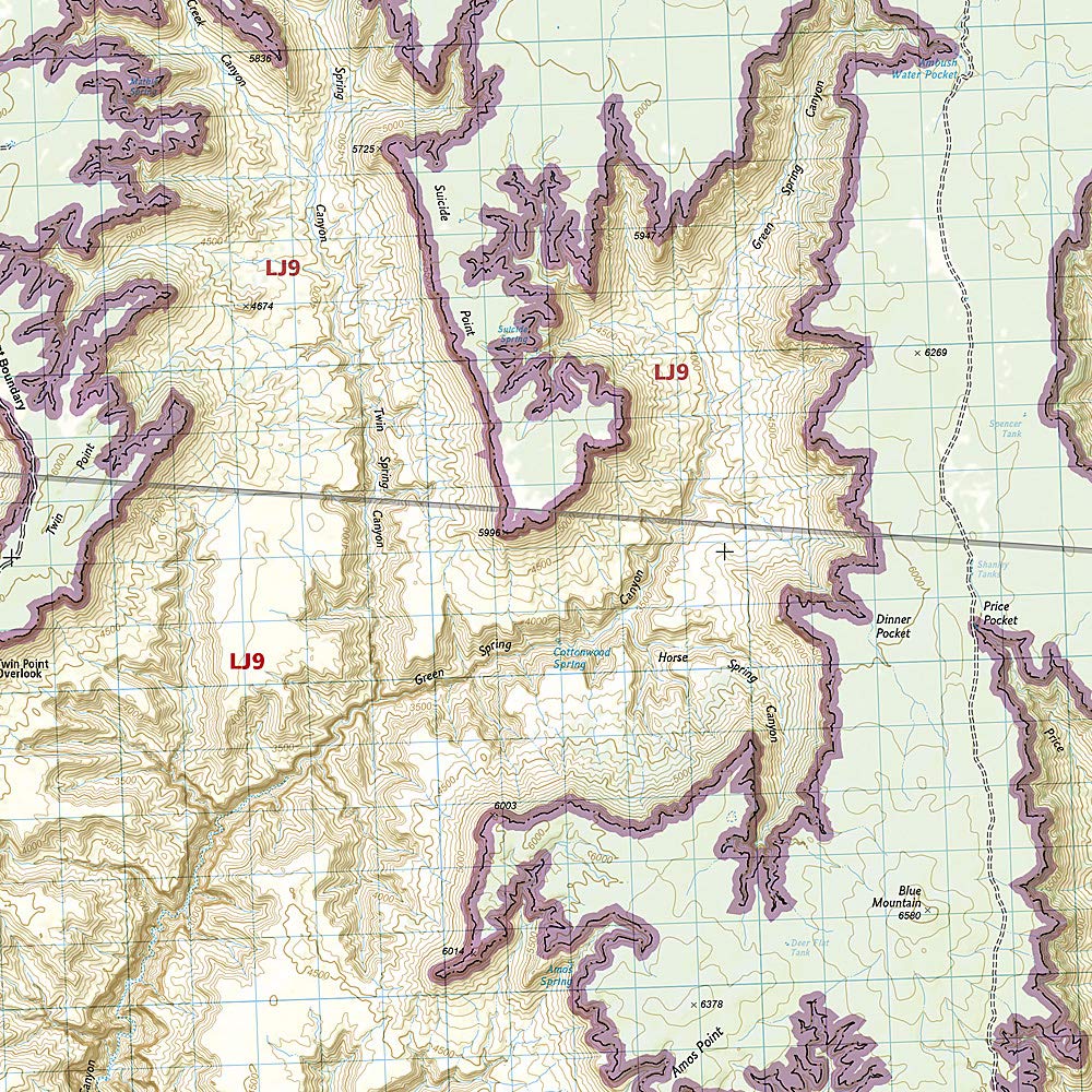 Grand Canyon West [Grand Canyon National Park] (National Geographic Trails Illustrated Map)