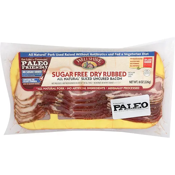 Paleo Sugar-Free Bacon, 8 oz 1