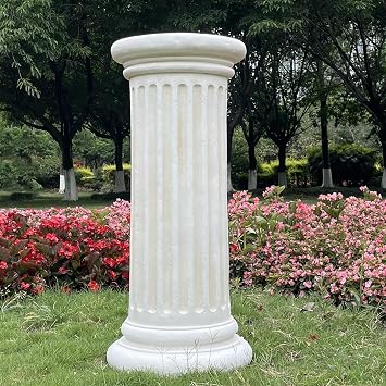 35.4H Large Column Pillar Sculptures Greek Roman Column Statues