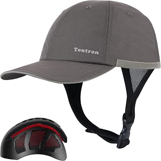 Tontron Surfing Bump Cap I Watersports Bump Cap | Low Profile Helmet for Surfing,Wakeboard, Kayak, Sailing