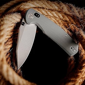 Amazon.com : TRIVISA Pocket Knife, 3.34'' 14C28N Silver Blade