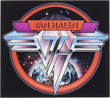 C&D Visionary Van Halen Space Logo Sticker