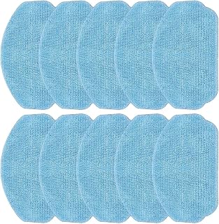10pcs Microfiber Cleaning Dust Mop Cloths Replacement，Compatible For Kabum，Smart 100 Robotic Vacuum Household Cleaner Mop Pad Replace