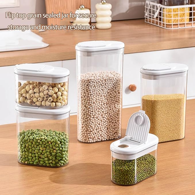 Recipiente de almacenamiento de alimentos sellado 1800ml para café snacks secos cocina miniatura 2