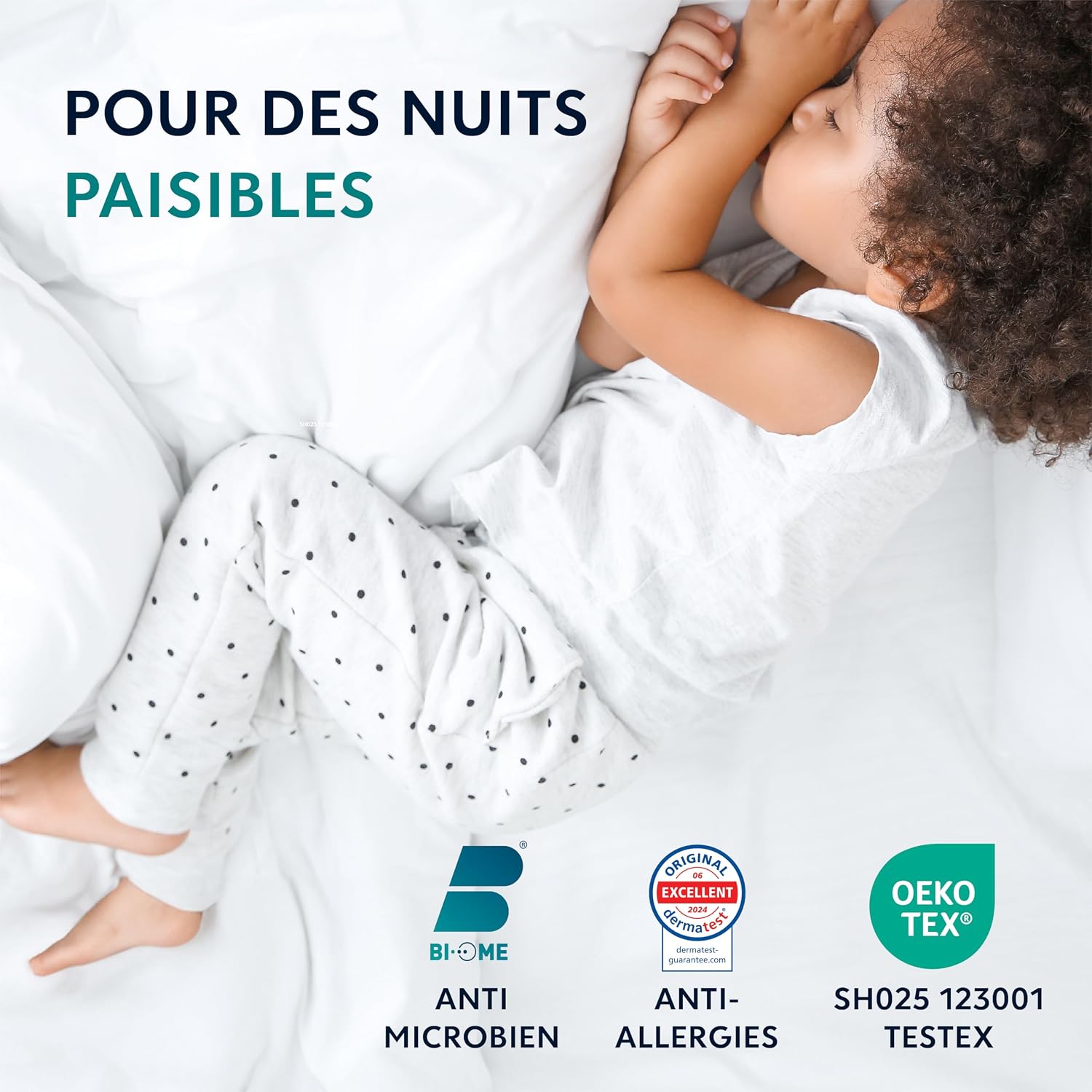Dreamzie Housse Matelas 135 x 190 x25 cm Intégrale Anti-Acarien et Punaises de Lit - Protege Matelas 135x190 cm avec Fermeture Eclair pour Allergiques - Imperméable, Bi-Ome et Oeko-Tex — vue 6
