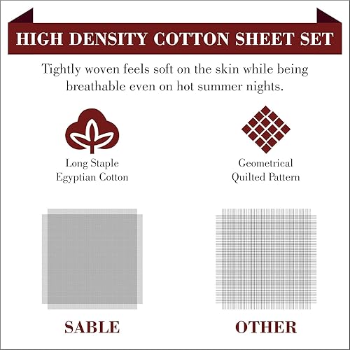 Miniatura 6 de New York Mercado Súper suave, elegante y de alta calidad, 100% algodón egipcio, acabado italiano de 600 hilos, juego de sábanas de 4 piezas de