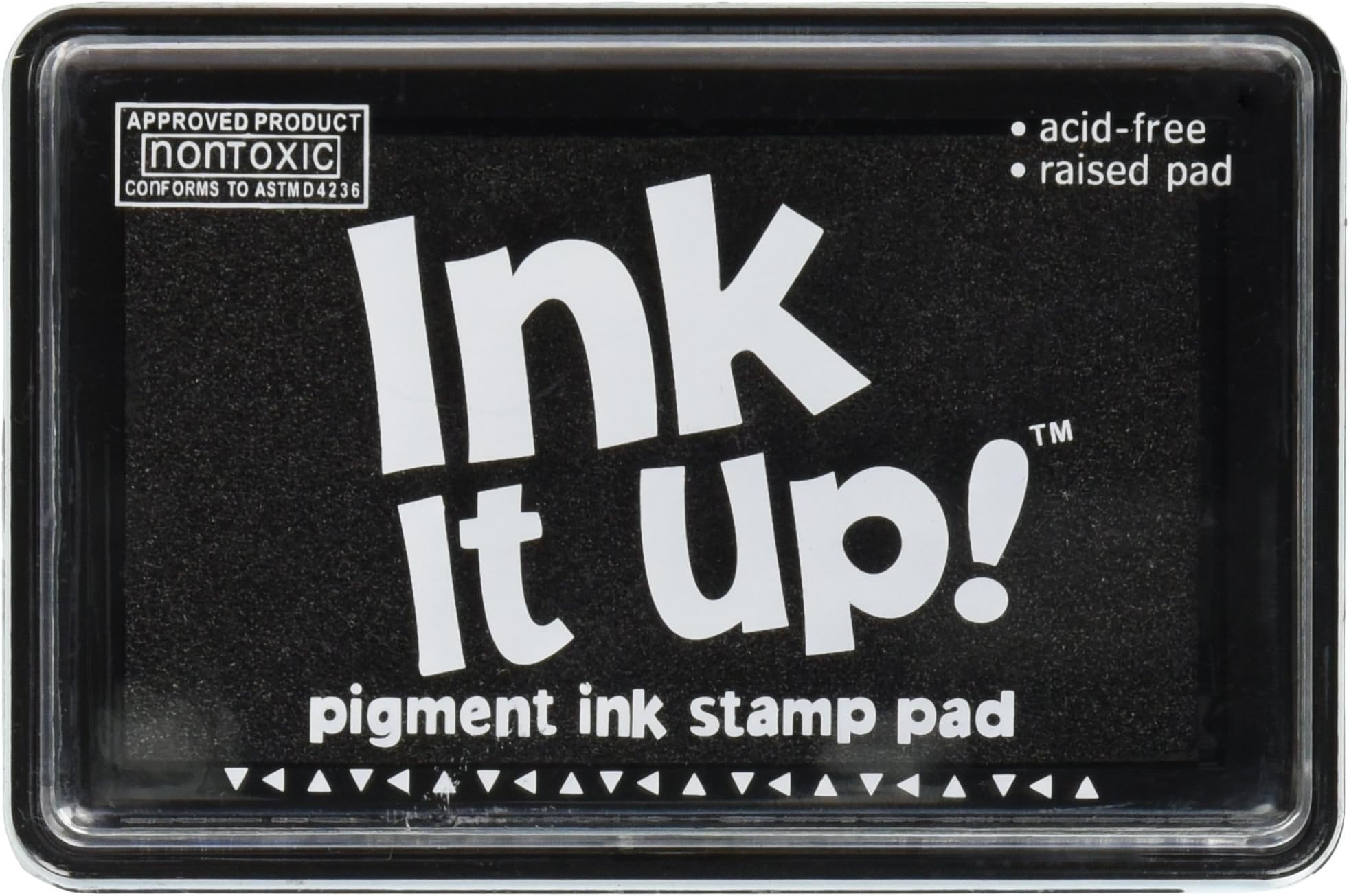 Ink It Up!TM Black Pigment Ink Pad - Black Pigment Stamp Pad - Ink It Up!TM Pigment Ink Stamp Pads