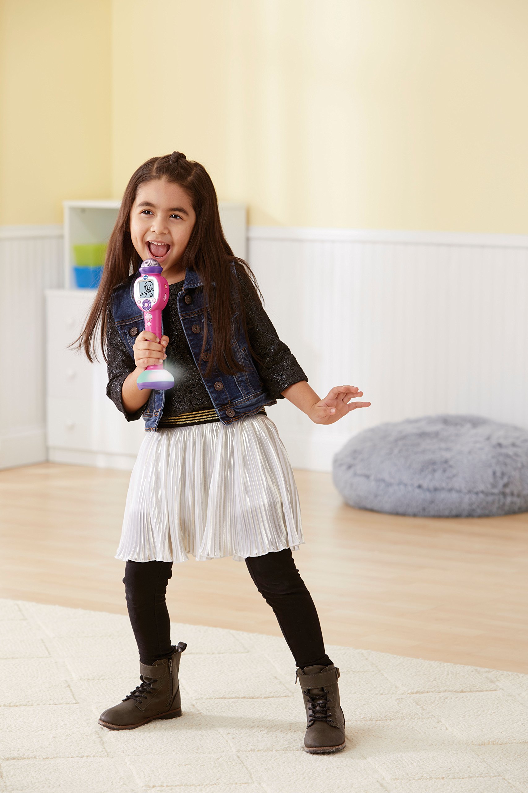 VTech Kidi Superstar Moov' - Electrónica para niños (Rosa, Púrpura, 6 año(s), Chica, AA, 64 mm, 64 mm)