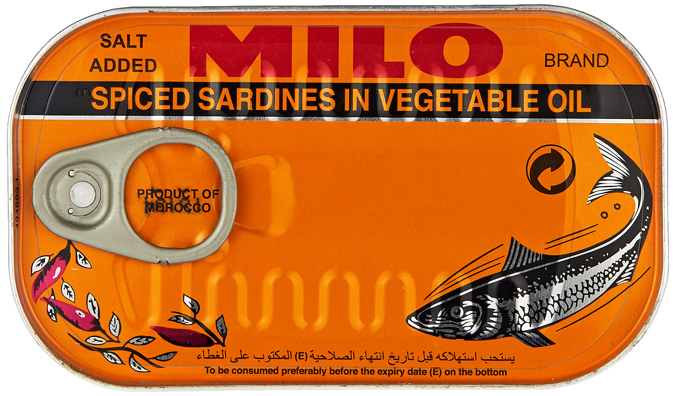 Milo Spiced Sardines In Vegetable Oil 125g