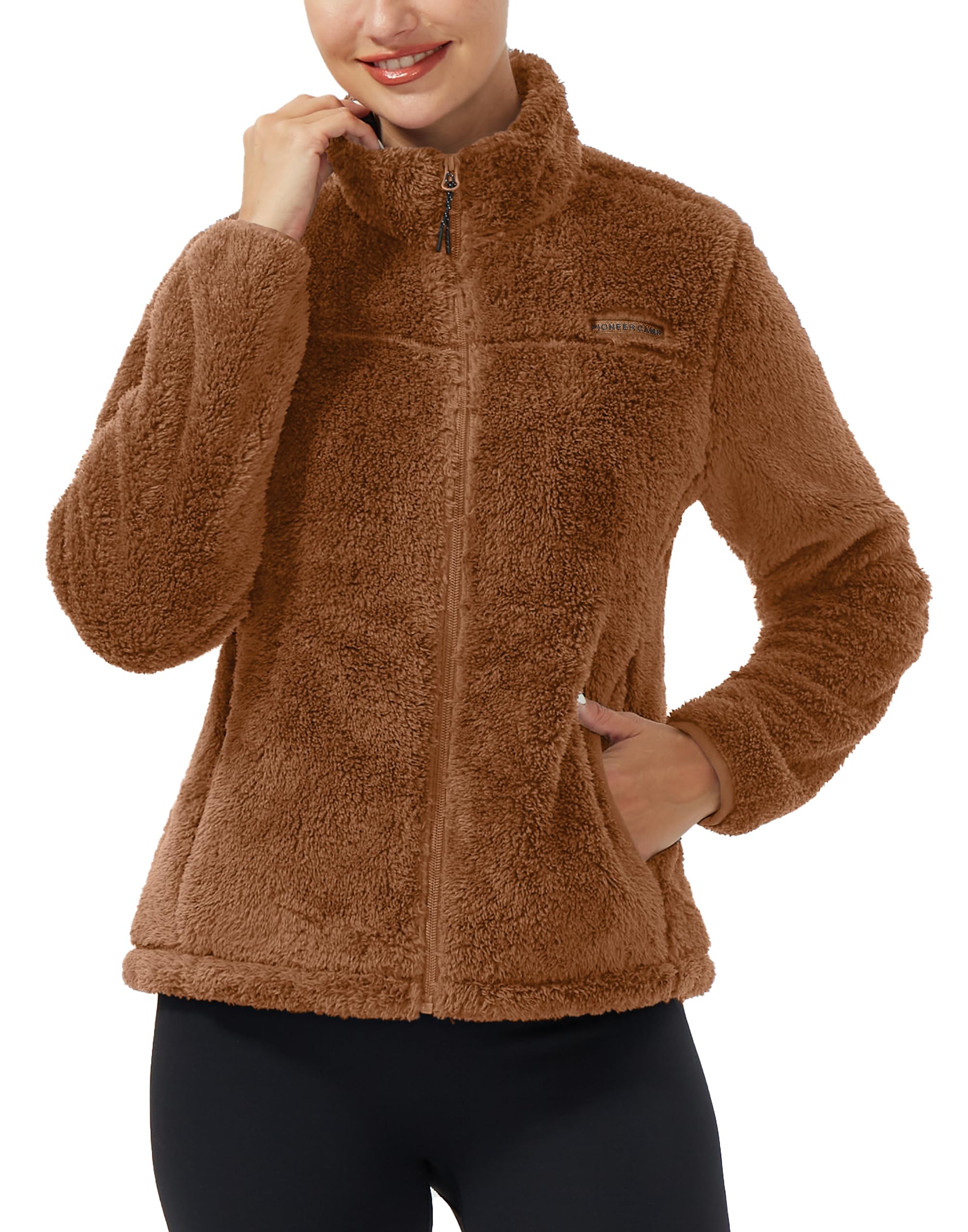 Pioneer Camp Women's Fuzzy Fleece Jacket