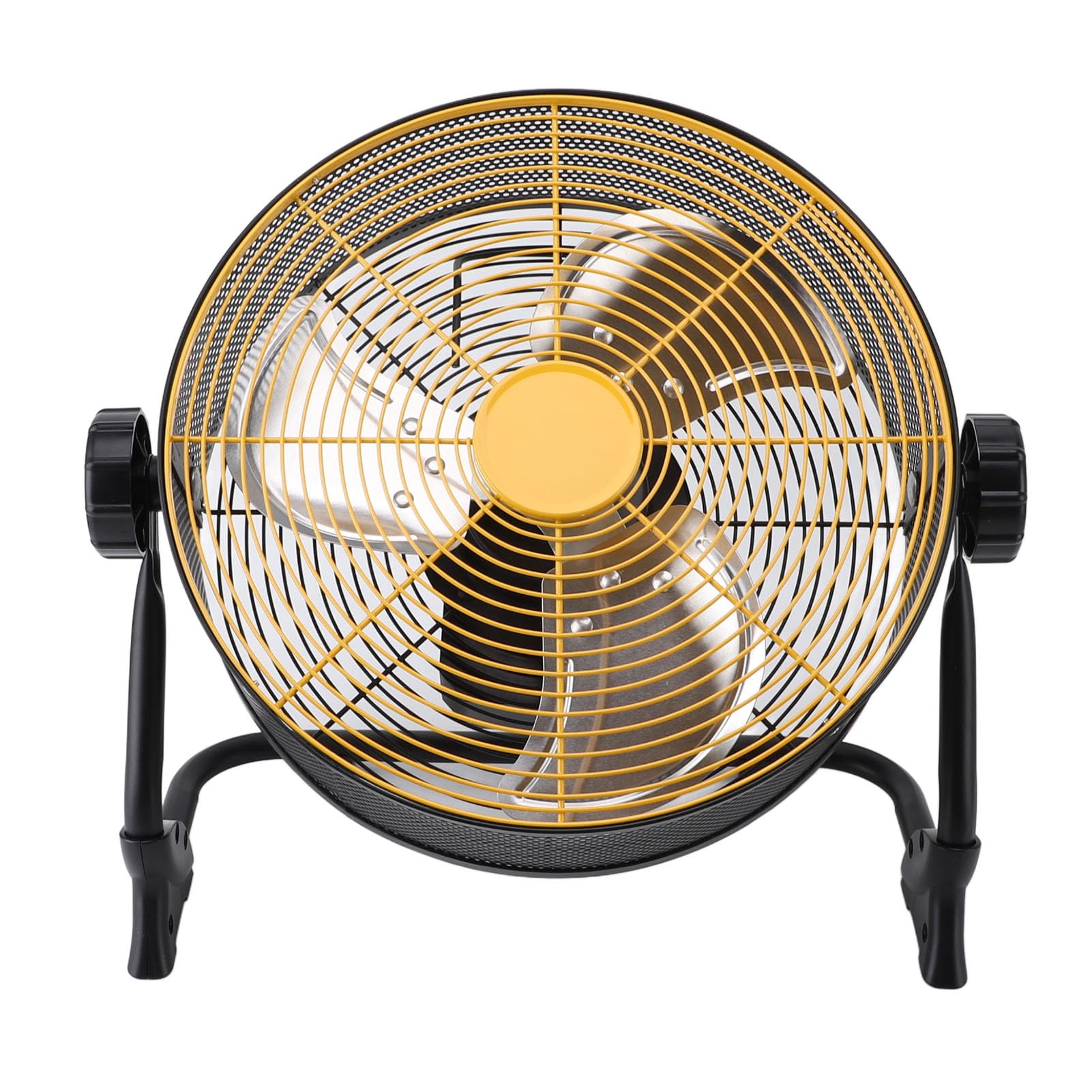 Ventilatore da Pavimento Industriale a Batteria, Ventilatore Portatile Ad Alta velocità Ricaricabile da 2000 MAh con Ricarica USB e Power Bank per Campeggio e Viaggi All'a