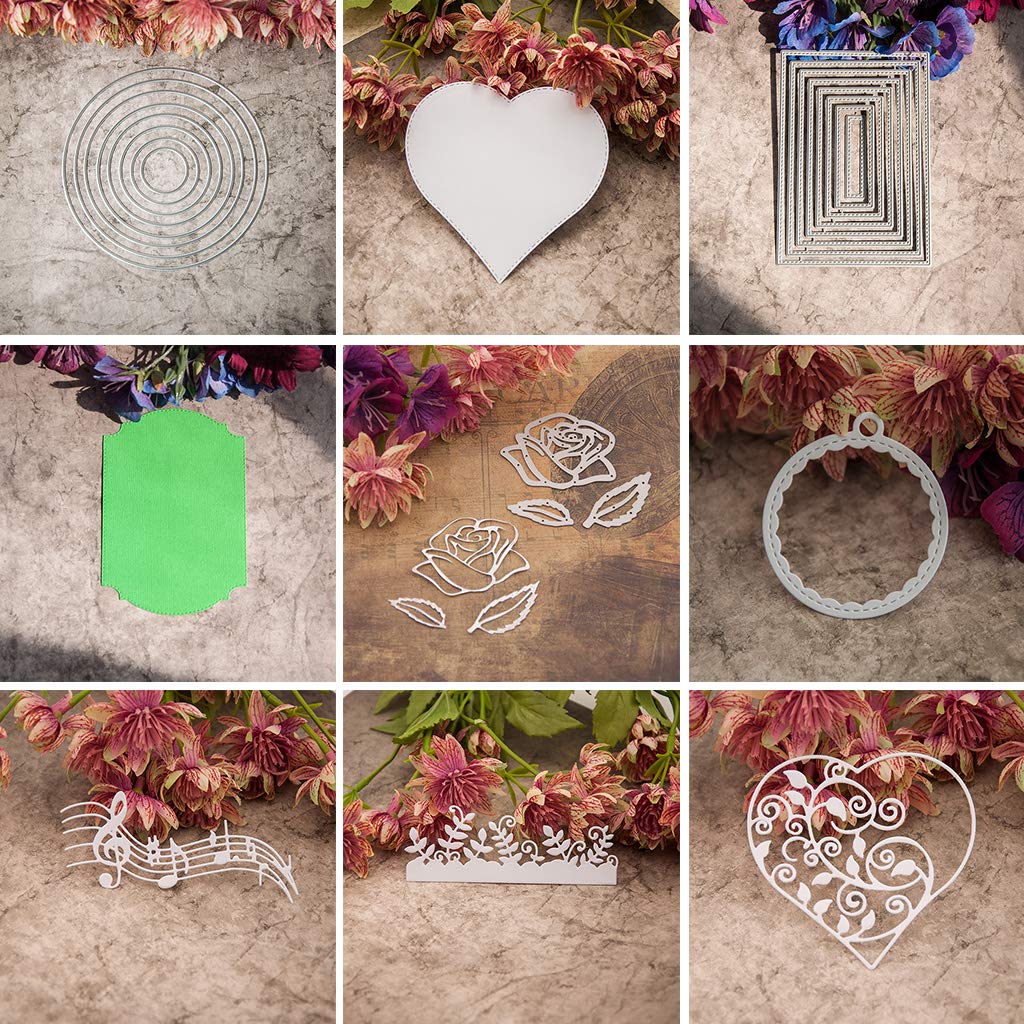 Set 4 Fustelle Rotonde Per Scrapbooking - 8/15/25/38 Mm Per Biglietti E Decorazioni - Foto 6