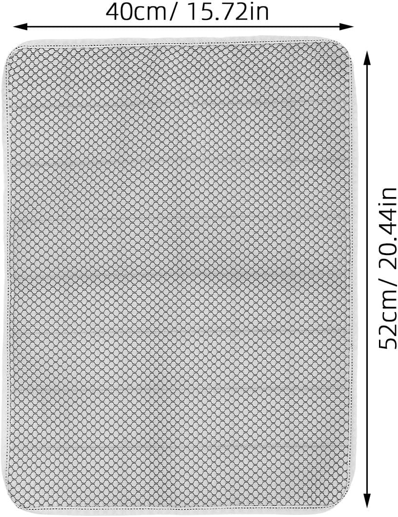 Rug Making Canvas: Latch Hooking Mesh Fabric - DIY Carpet Embroidery Fabric for Home Tapestry Crocheting Crafts Accessories 20.4x15.7 Inch