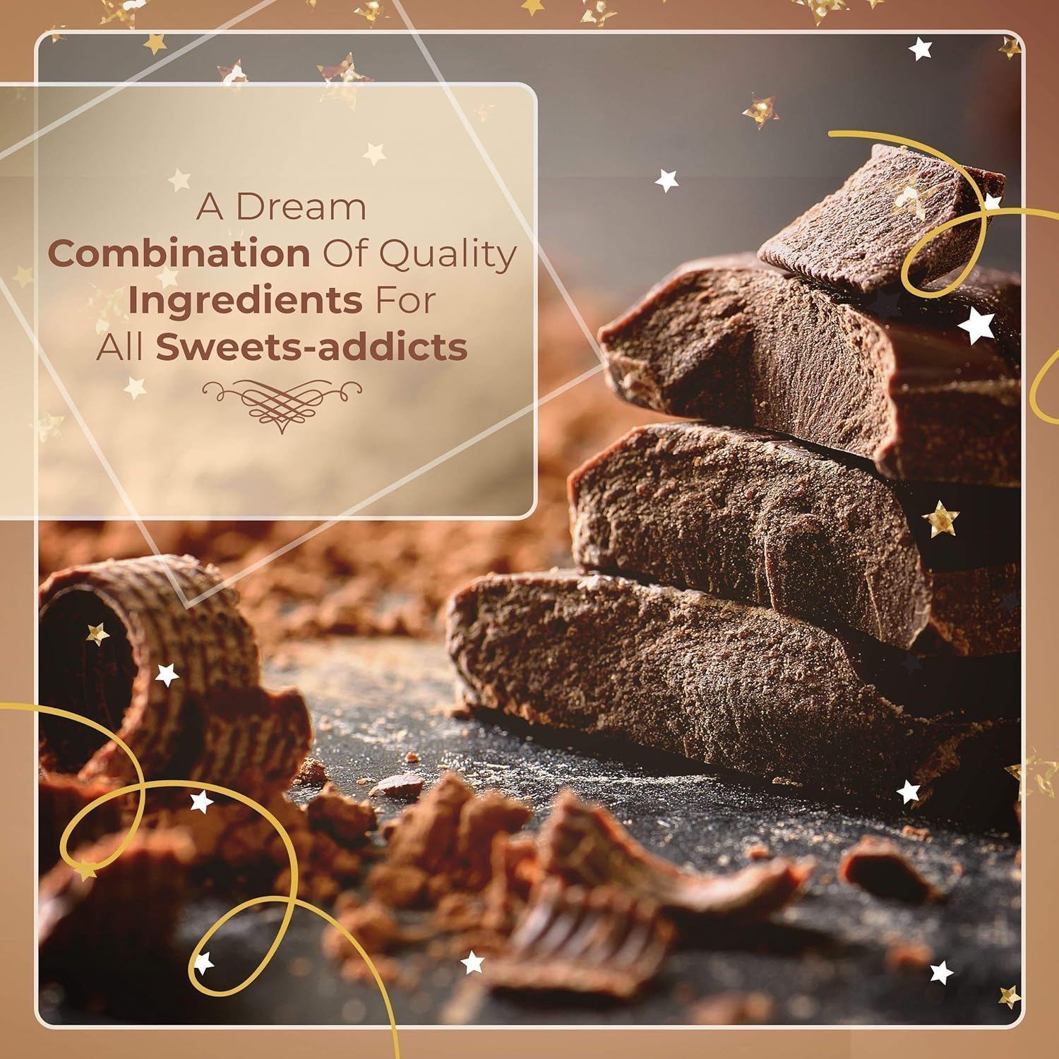 Chocolate Delight Gift Basket – Gourmet Assortment with Cocoa Truffles, Milk Chocolate, Caramel & Sea Salt – Premium Chocolate Box for Birthdays, Anniversaries & Special Occasions