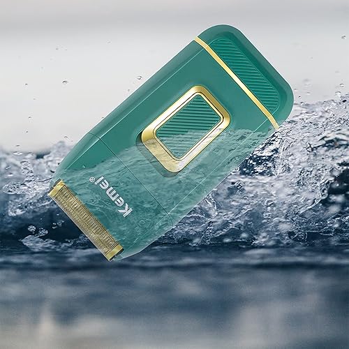 Miniatura 6 de KEMEI Afeitadora eléctrica profesional de doble lámina para hombres, afeitadora eléctrica para hombres calvos, suministros de barbero para cabello y