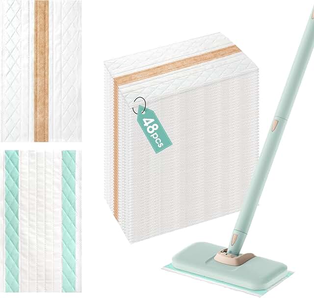 Newbealer Disposable Mop Pads