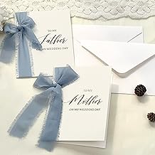 To My Parents On My Wedding Day Card - To My Dad And Mom On My Marriage Day Cards For Family, Wedding Gifts For Mom From Bride