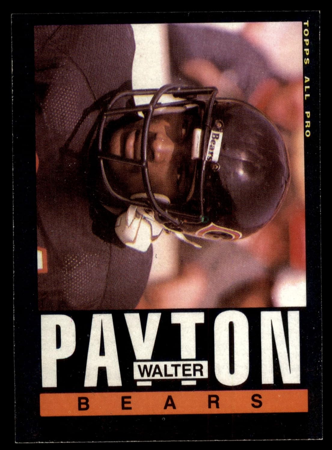 1985 Topps #33 Walter Payton Chicago Bears (Football Card) NM/MT Bears Jackson St